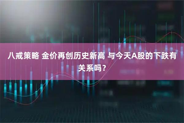 八戒策略 金价再创历史新高 与今天A股的下跌有关系吗？
