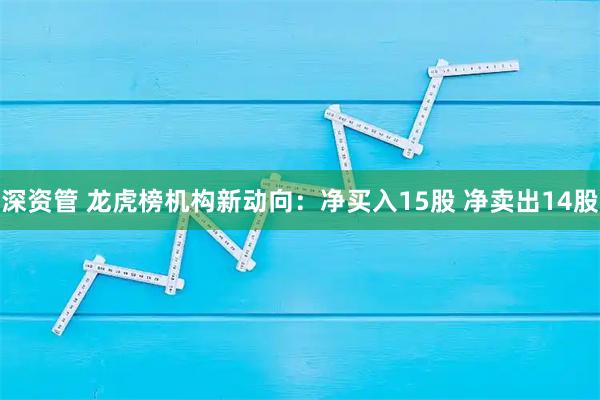 深资管 龙虎榜机构新动向：净买入15股 净卖出14股