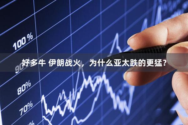 好多牛 伊朗战火，为什么亚太跌的更猛？